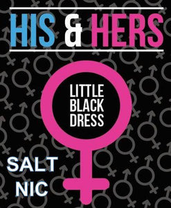 HIS & HERS SALTS </P> LITTLE BLACK DRESS