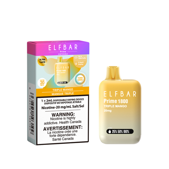 ELFBAR PRIME 1800  </br> TRIPLE MANGO