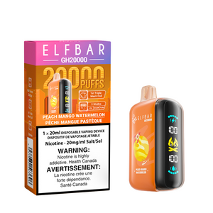 ELF BAR GH20K  </br> PEACH MANGO MELON
