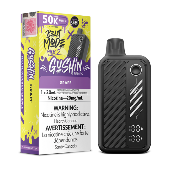 FLAVOUR BEAST MAX 2 </BR> GUSHIN GRAPE