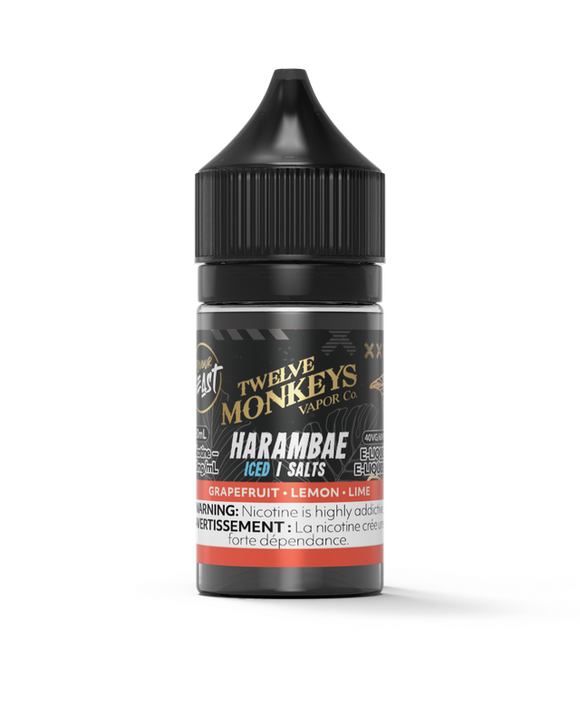 FLAVOUR BEAST SALT </BR> HARAMBAE ICED