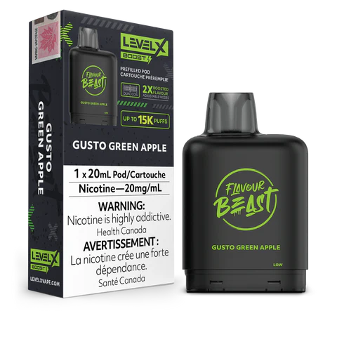 LEVEL X FB BOOST G2 </BR> GREEN APPLE