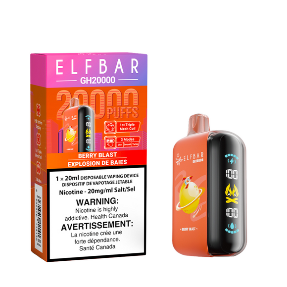 ELF BAR GH20K  </br> BERRY BLAST