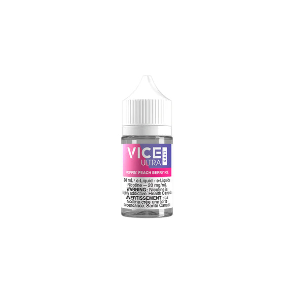 VICE ULTRA SALT </BR> PEACH BERRY ICE