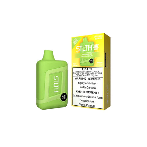 STLTH 8K PRO WHITE GRAPE ICE (DSL)