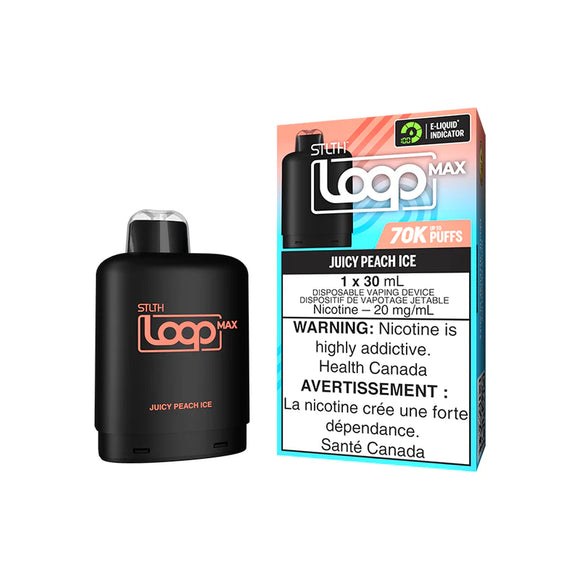 STLTH LOOP MAX POD </br> JUICY PEACH ICE