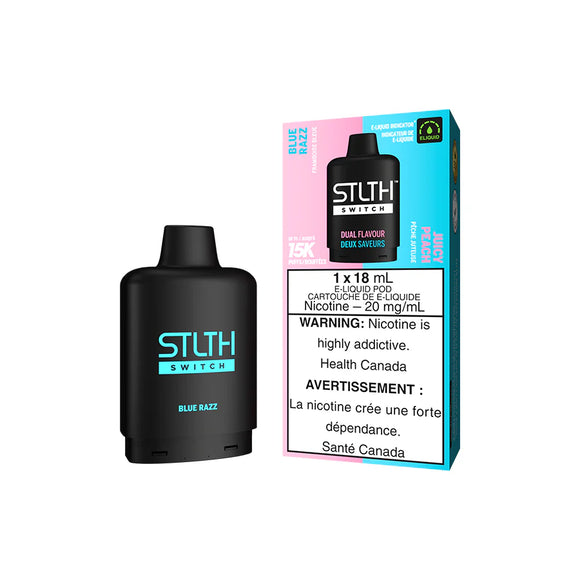 SWITCH POD </br> BLUE RAZZ & JUICY PEACH (DSL)