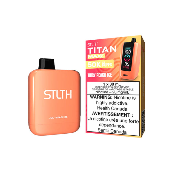 STLTH TITAN MAX </br> JUICY PEACH ICE
