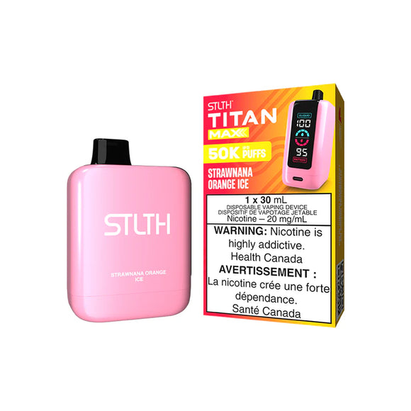STLTH TITAN MAX </br> STRAWNANA ORANGE ICE