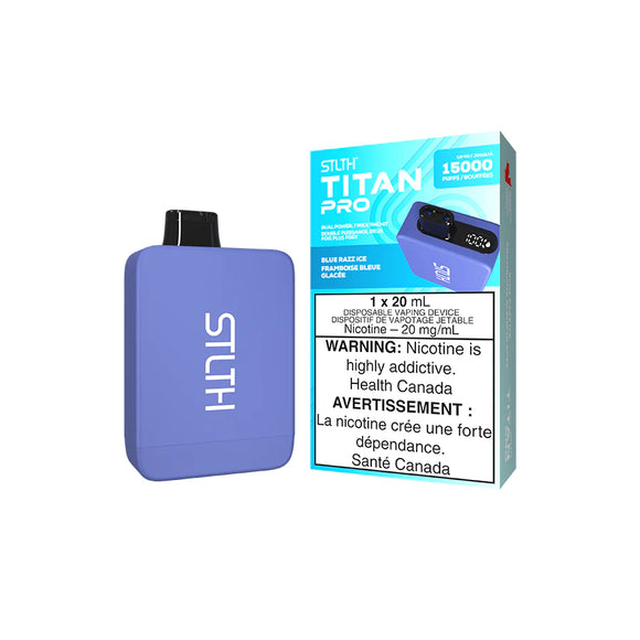 STLTH TITAN PRO </br> BLUE RAZZ ICE