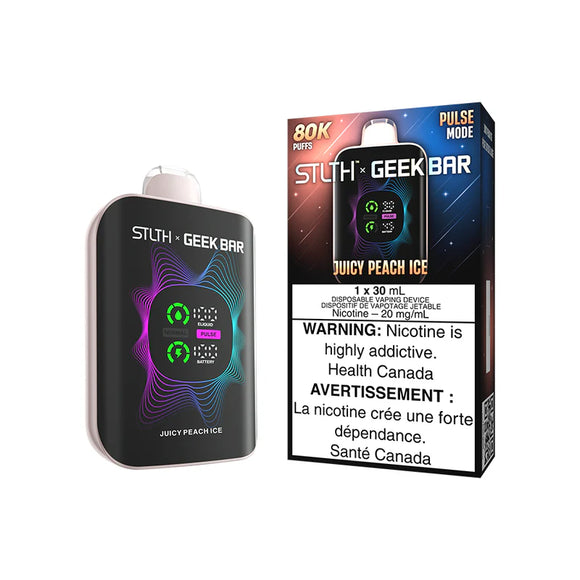 STLTH X GEEK BAR </br> JUICY PEACH ICE