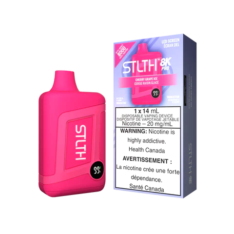 STLTH 8K PRO </br> CHERRY GRAPE ICE