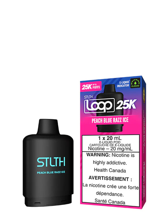 STLTH LOOP 25K POD </br> PEACH BLUE RAZZ ICE