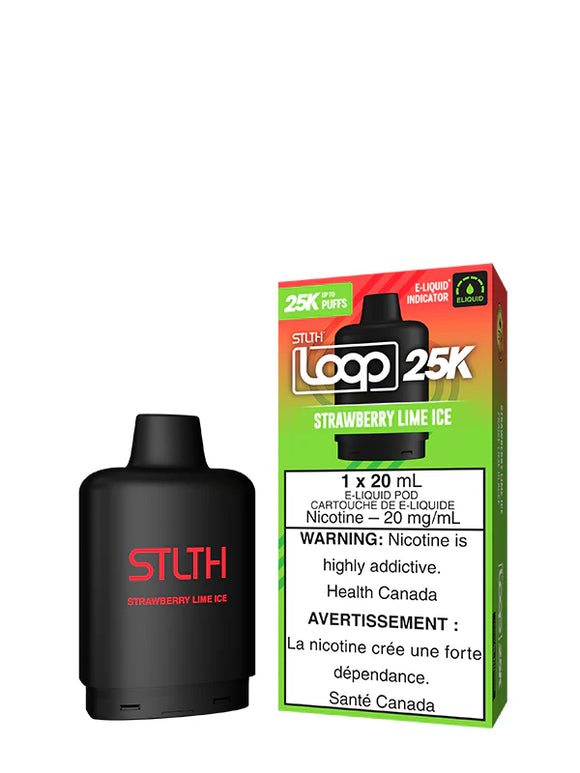 STLTH LOOP 25K POD </br> STRAWBERRY LIME ICE