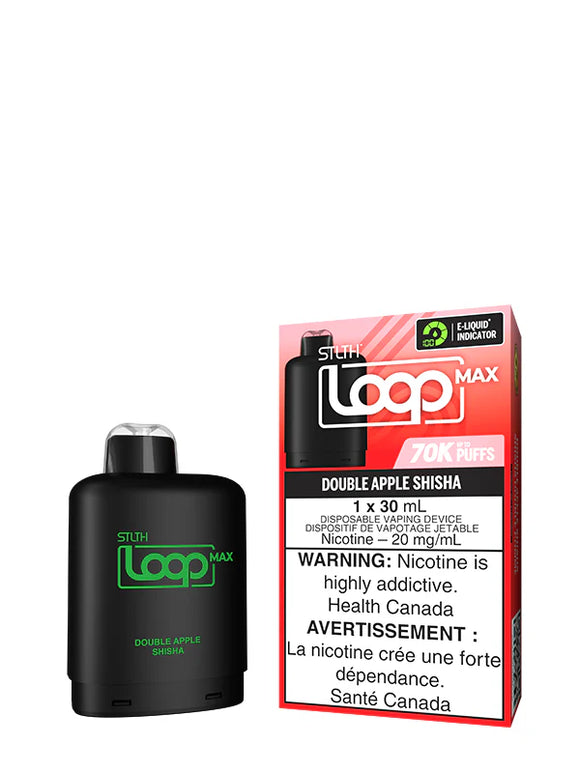 STLTH LOOP MAX POD </br> DOUBLE APPLE SHISHA