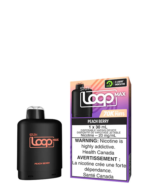 STLTH LOOP MAX POD </br> PEACH BERRY