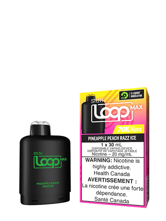 STLTH LOOP MAX POD </br> PINEAPPLE PEACH RAZZ ICE