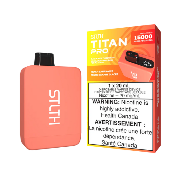 STLTH TITAN PRO </br> PEACH BANANA ICE