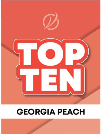 TOP TEN </BR> GEORGIA PEACH
