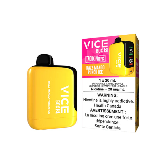 VICE BOX 2 </BR> RAZZ MANGO PUNCH ICE