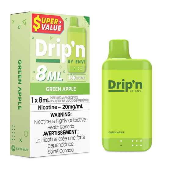 DRIP'N 8ML </BR> GREEN APPLE