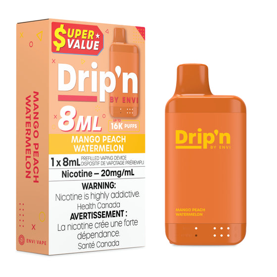 DRIP'N 8ML </BR> MANGO PEACH WATERMELON