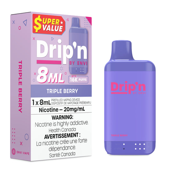 DRIP'N 8ML </BR> TRIPLE BERRY