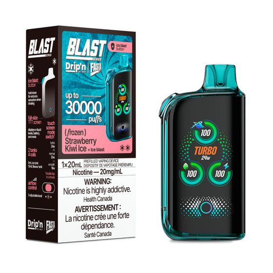 DRIP'N FASTA BLAST 30K </BR> STRAWBERRY KIWI ICE