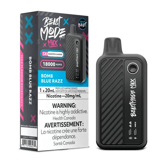 FLAVOUR BEAST MAX </BR> BOMB BLUE RAZZ