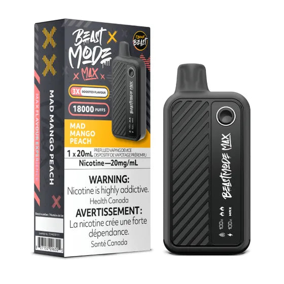 FLAVOUR BEAST MAX </BR> MAD MANGO PEACH