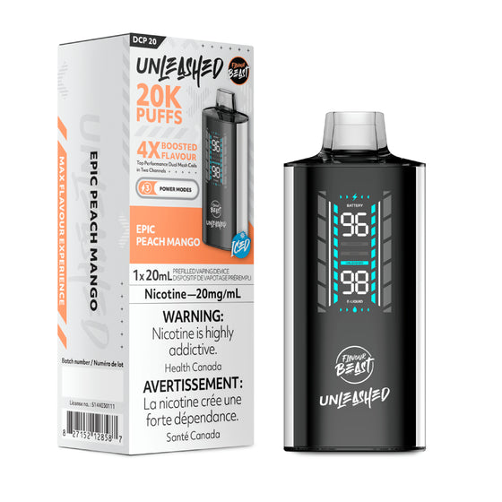 FLAVOUR BEAST DCP </BR> EPIC PEACH MANGO ICED