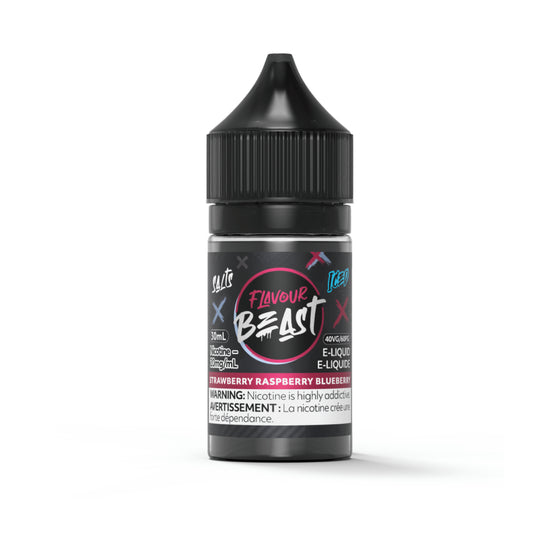 FLAVOUR BEAST SALT </BR> STRAW RASP BLUE ICED