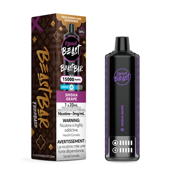FLAVOUR BEAST BAR </BR> SHISHA GRAPE