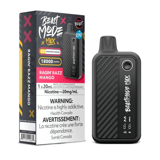 FLAVOUR BEAST MAX </BR> RAZZ MANGO ICE (DSL)