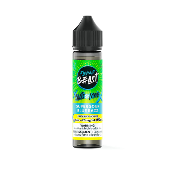 FLAVOUR BEAST SALT 60ML  </BR> SOUR BLUE RAZZ ICE