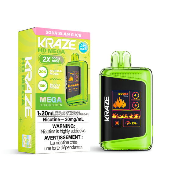 KRAZE HD MEGA </BR> SOUR SLAM G ICE (DSL)