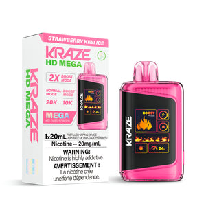 KRAZE HD MEGA </BR> STRAWBERRY KIWI ICE