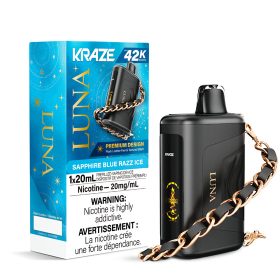 KRAZE LUNA </BR> BLUE RAZZ ICE