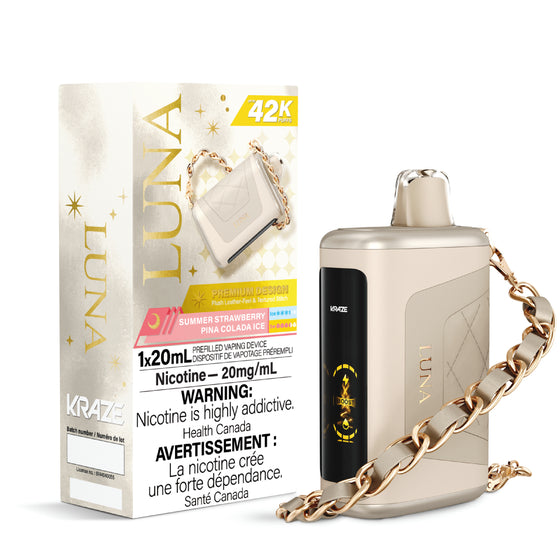 KRAZE LUNA </BR> STRAW PINA COLADA ICE