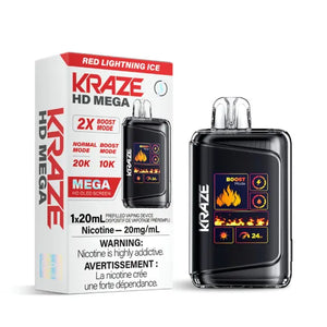 KRAZE HD MEGA </BR> RED LIGHTNING ICE