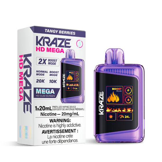 KRAZE HD MEGA </BR> TANGY BERRIES