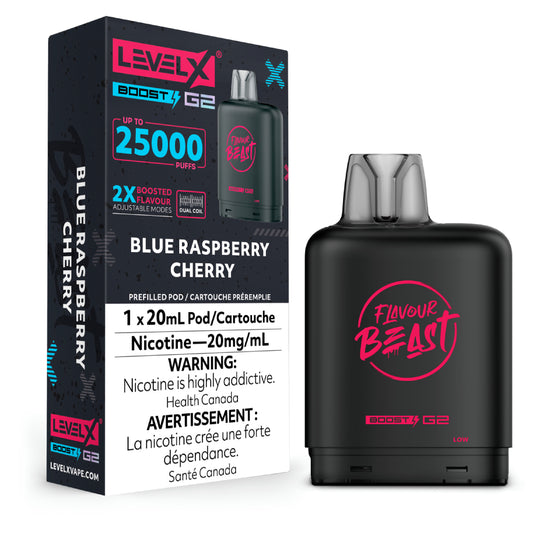 LEVEL X FB BOOST G2 </BR> BLUE RAZZ CHERRY