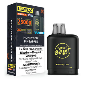 LEVEL X FB BOOST G2 </BR> HONEYDEW PINEAPPLE ICED