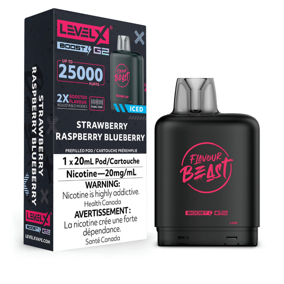 LEVEL X FB BOOST G2 </BR> STRAW RASP BLUE ICE