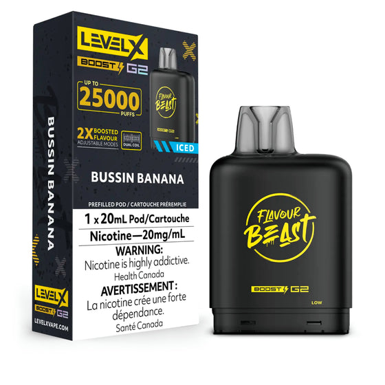 LEVEL X FB BOOST G2 </BR> BANANA ICED (DSL)