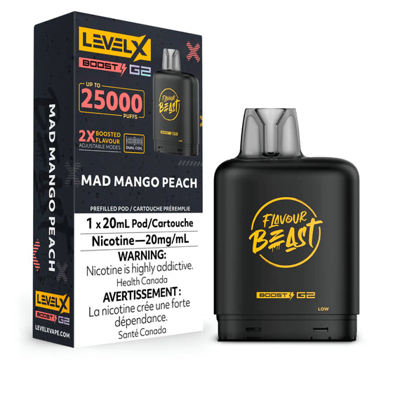 LEVEL X FB BOOST G2 </BR> MAD MANGO PEACH