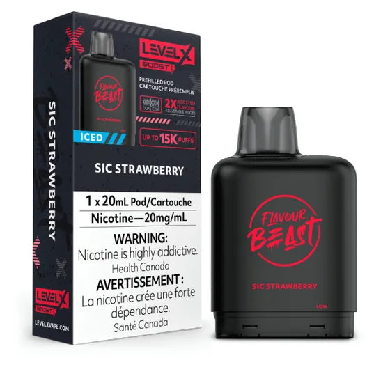 LEVEL X FB BOOST </BR> STRAWBERRY ICED (DSL)