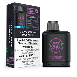 LEVEL X FB BOOST G2 </BR> GRAPE SOUR APPLE ICED