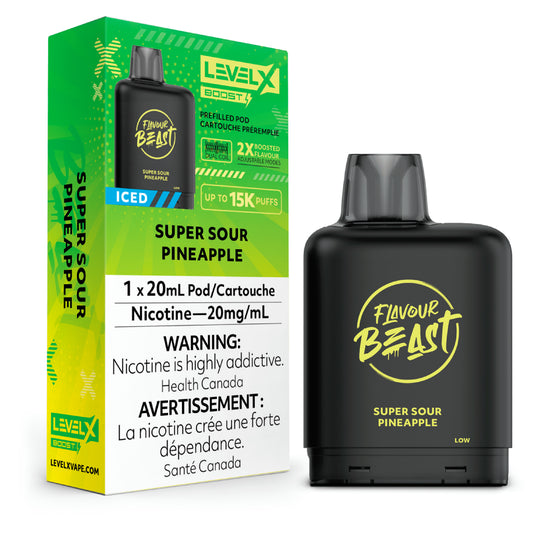 LEVEL X FB BOOST G2 </BR> SOUR PINEAPPLE ICED
