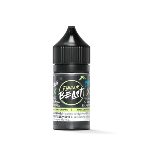 FLAVOUR BEAST SALT </BR> WHITE GRAPE ICED
